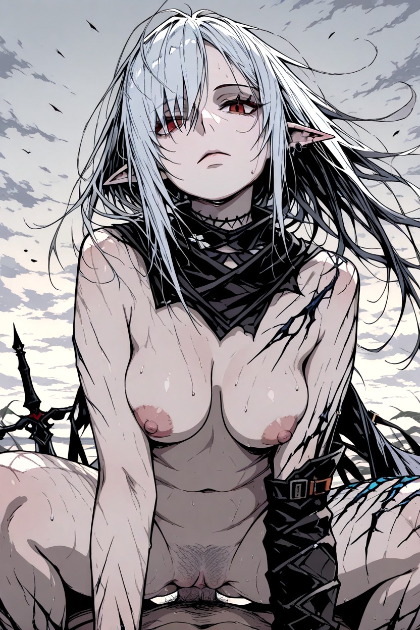 30+, Saggy Drooping Breasts, Medium Breast Hentai AI Porn