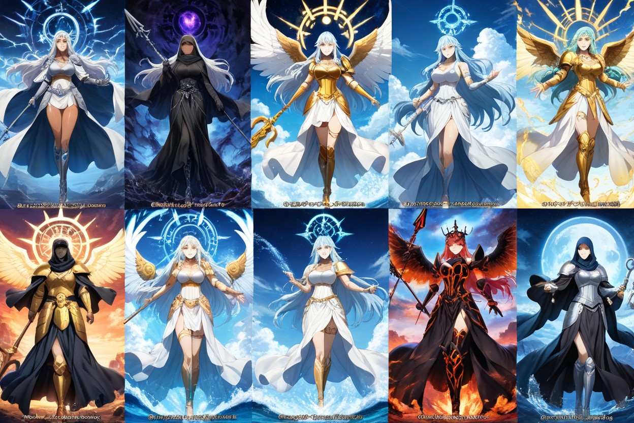 Intricate Costume Design, Hermes-inspired Playful Messenger With Winged Boots, Beautiful Character Lineup Hentai IA