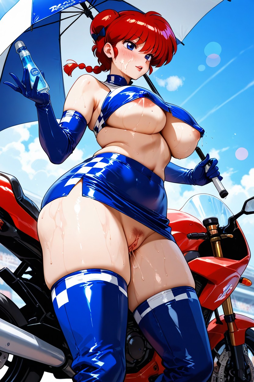 Big Nipple, Race Circuit, Large Breast Hentai AI Porn