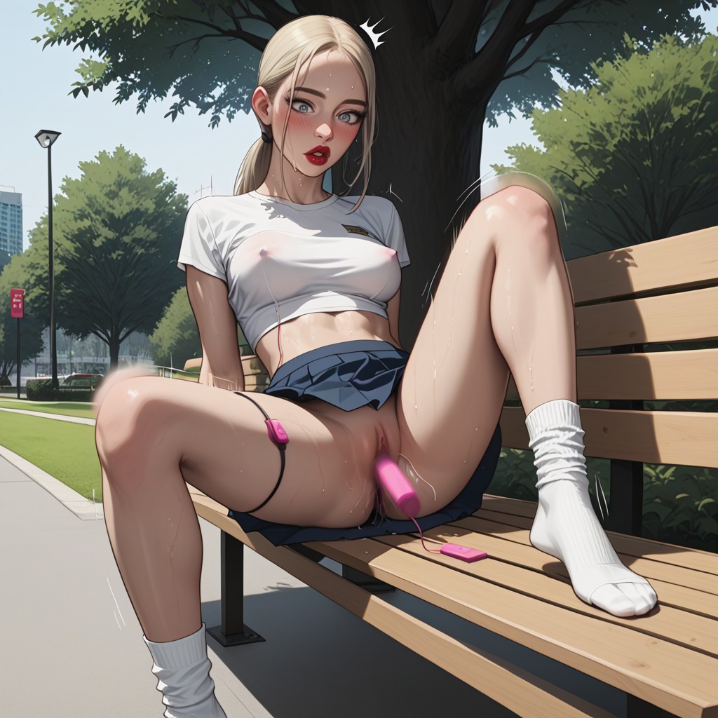 Skinnythigh, Big Lips, Trees Shadows Hentai AI Porn