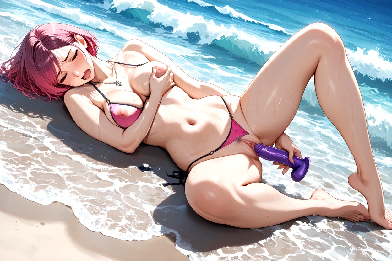 Navel Exposed, Hard Shadow, Dramatic Hentai AI Porn