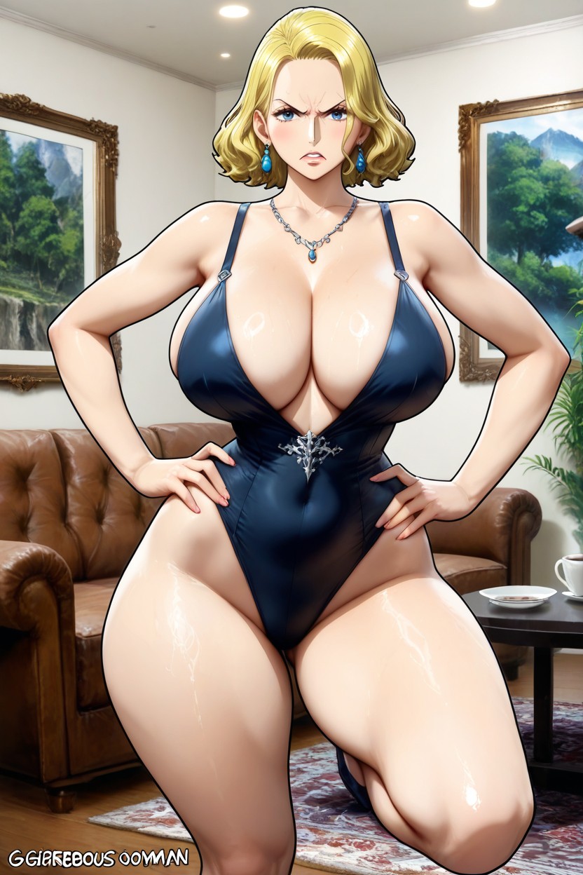 Necklace, Perfect Body, De Pie Hentai IA