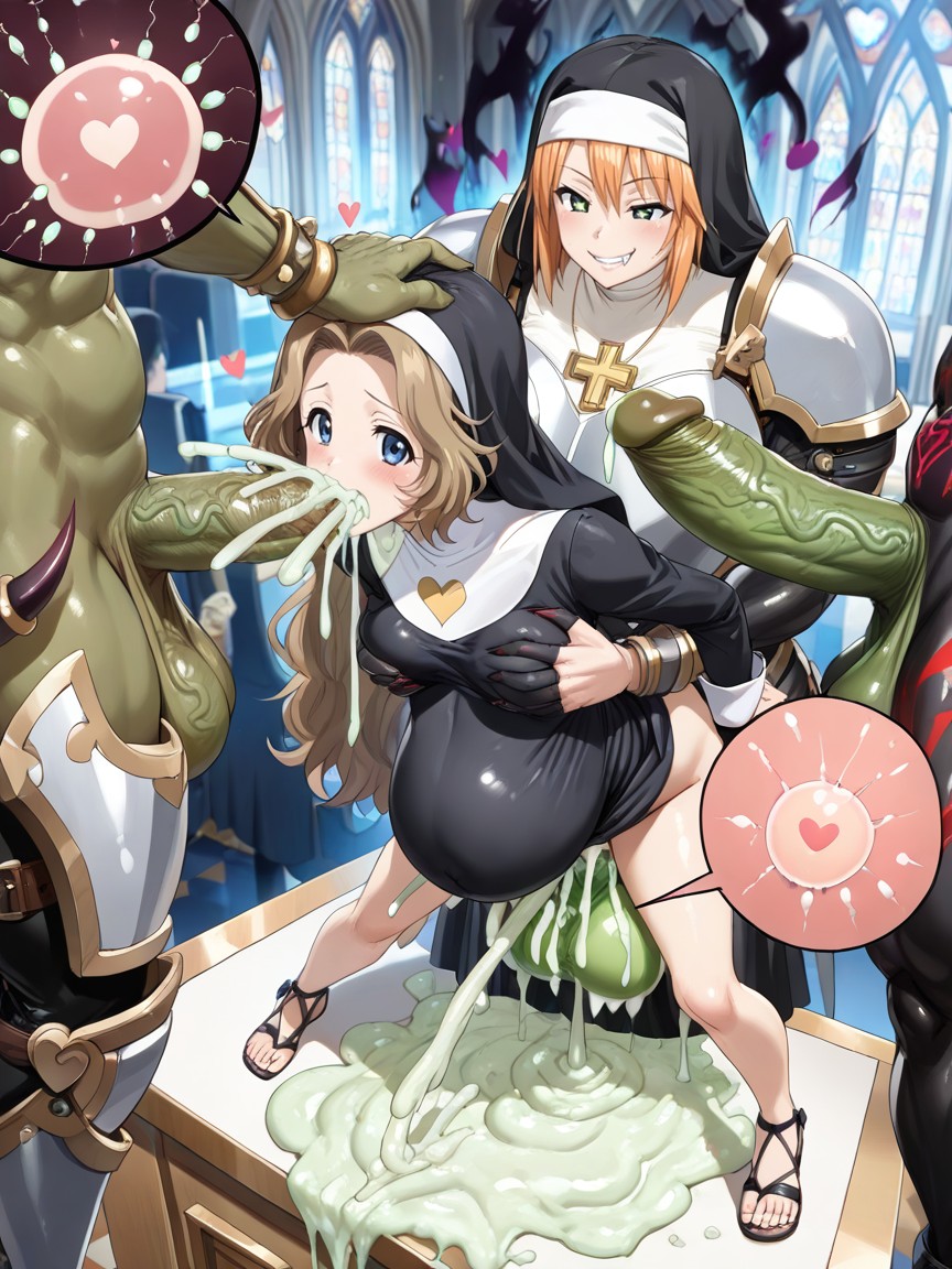 X-ray, Gigantic Girthy Long Hyper Ugly Veiny Devil Demon Orc Penis, Supermodel Woman Hentai IA