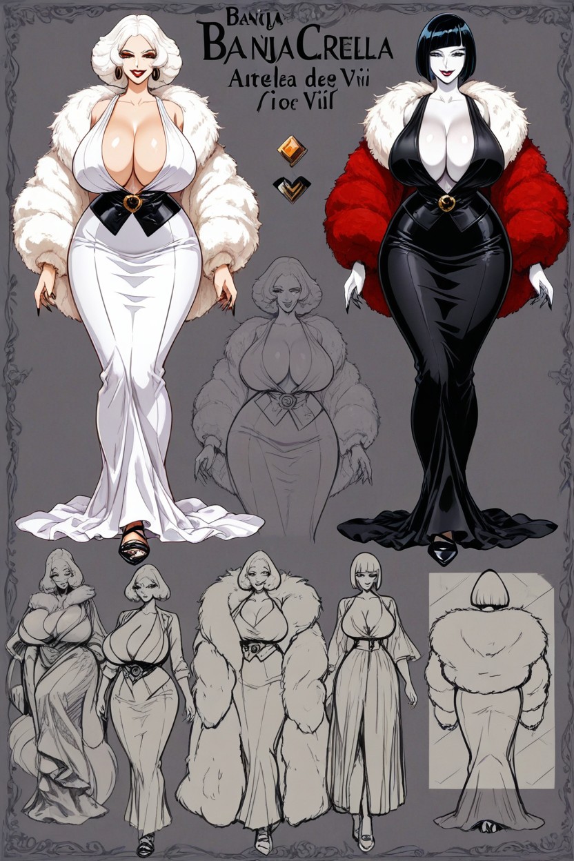 Perfect Figure Milf, Cruella Hairstyle, Extremely Soft Fur Hentai AI Porn