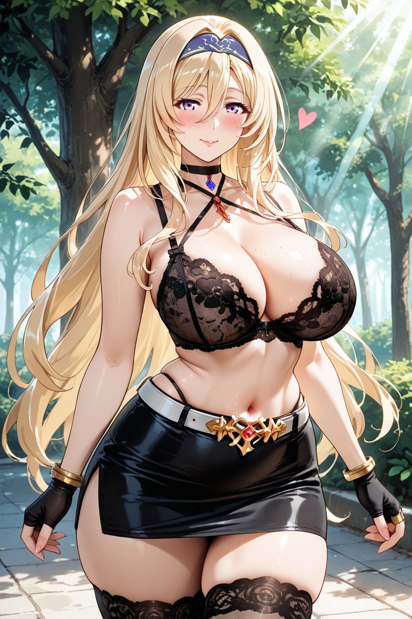 Perfect Waist, Standing In Front Of The Viewer, Thong Visible Hentai AI Porn