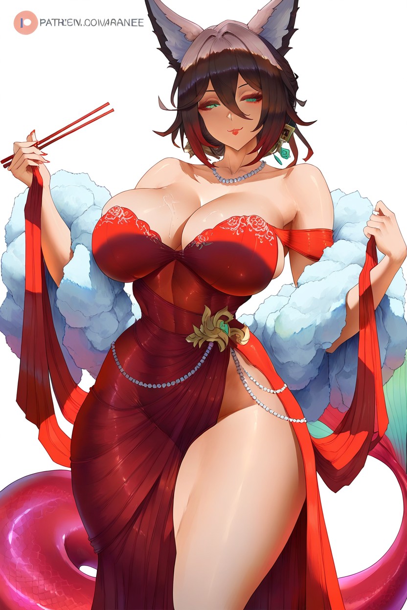 Tingyun, Smile, Transitioning To Red At The Bust Hentai IA