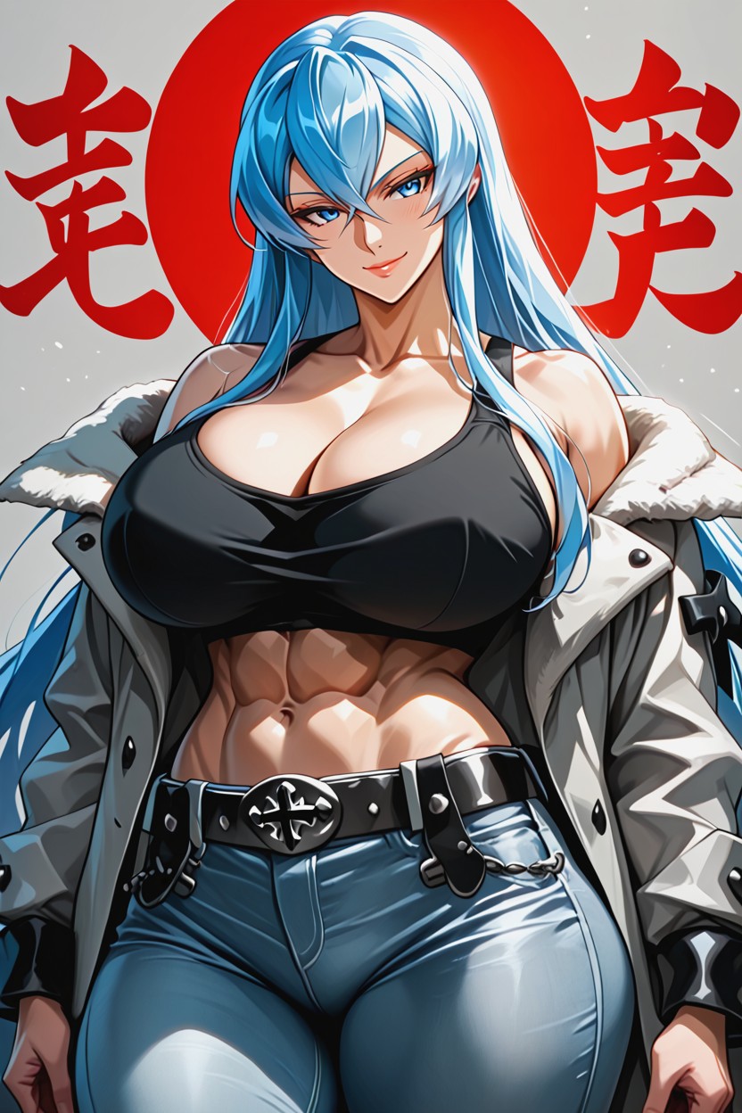 Black Tank Top, Round Butt, Big Butt Hentai IA