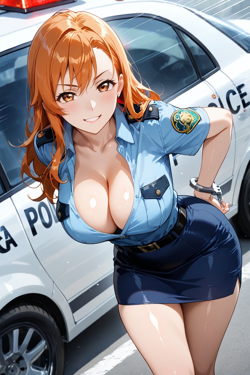 Free Pose, Breast Cleavage, Leanforward Hentai IA