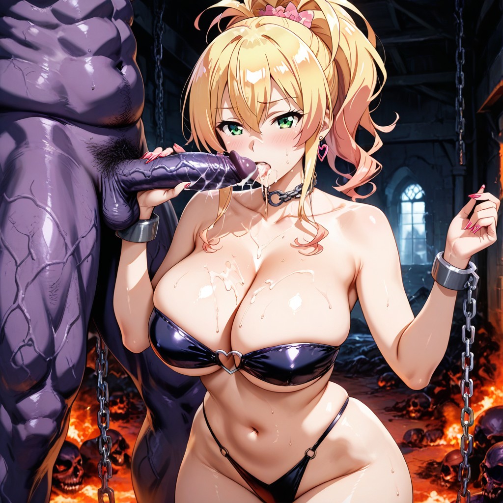 Collarbone, Earrings, Ultra Detailed Hentai IA