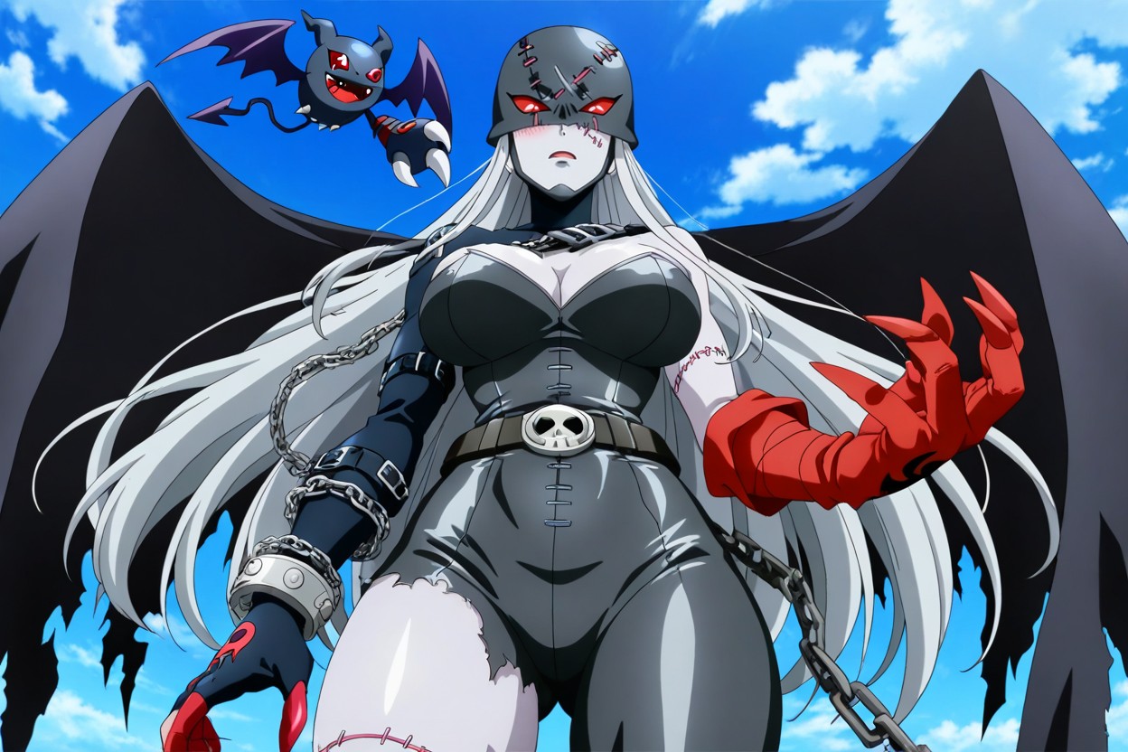 Fallen Angel, Official Art Style, Stitches Hentai IA