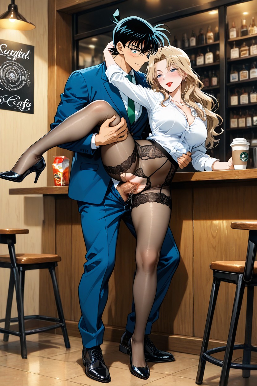 Standing, Sexo En Cucharita, Sex From Behind Hentai IA