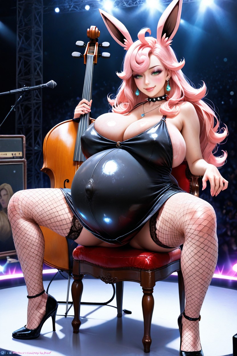 Piernas Abiertas, Sideboob, Playing The Cello Hentai IA