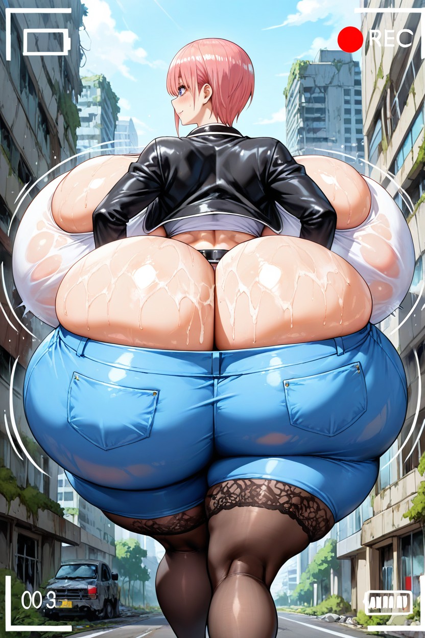 Crop Top, Race, Oversized Colossal Ass Porno IA Hentai