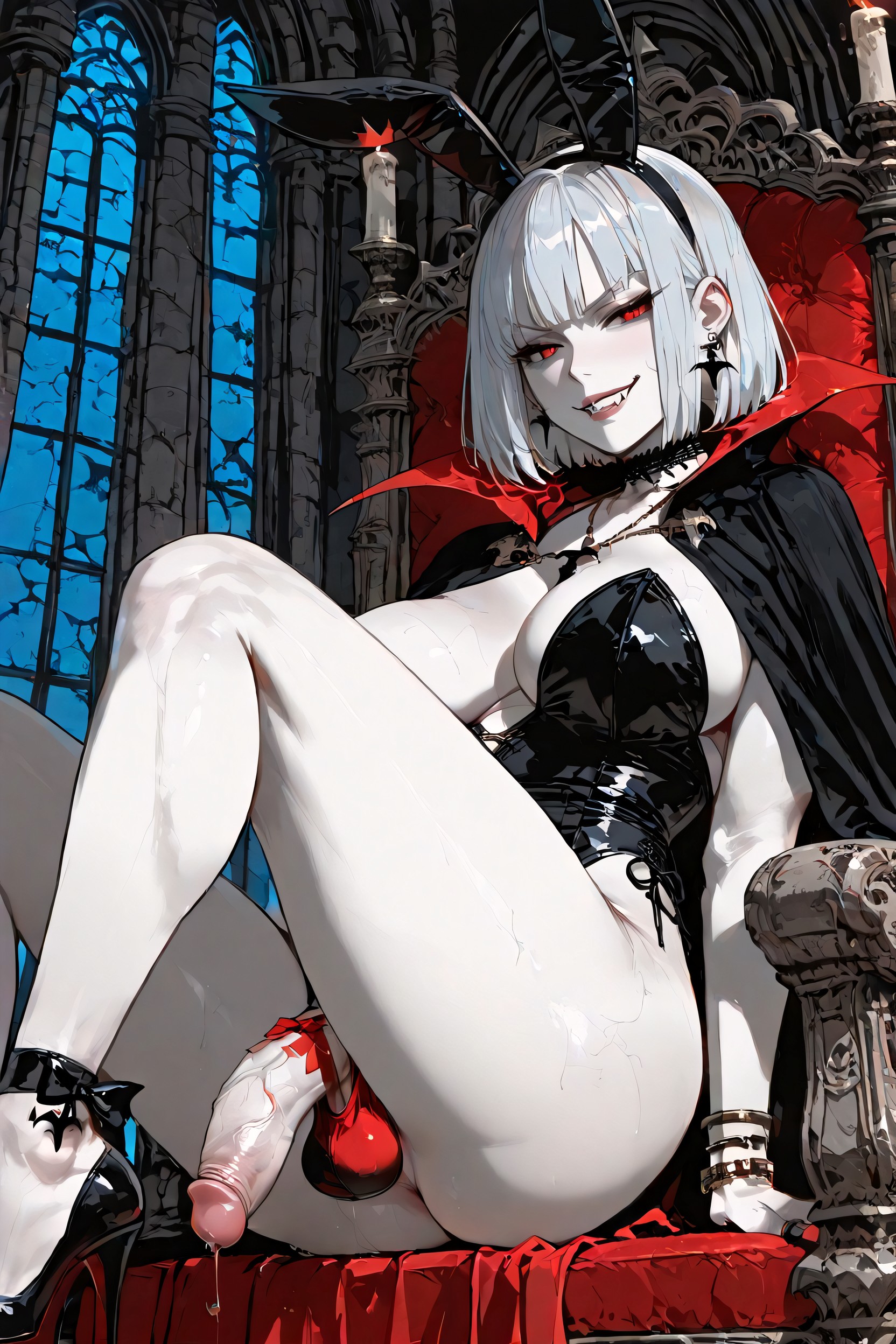Platform And Pin High Heels, Perfect Fingers, Earring Hentai IA