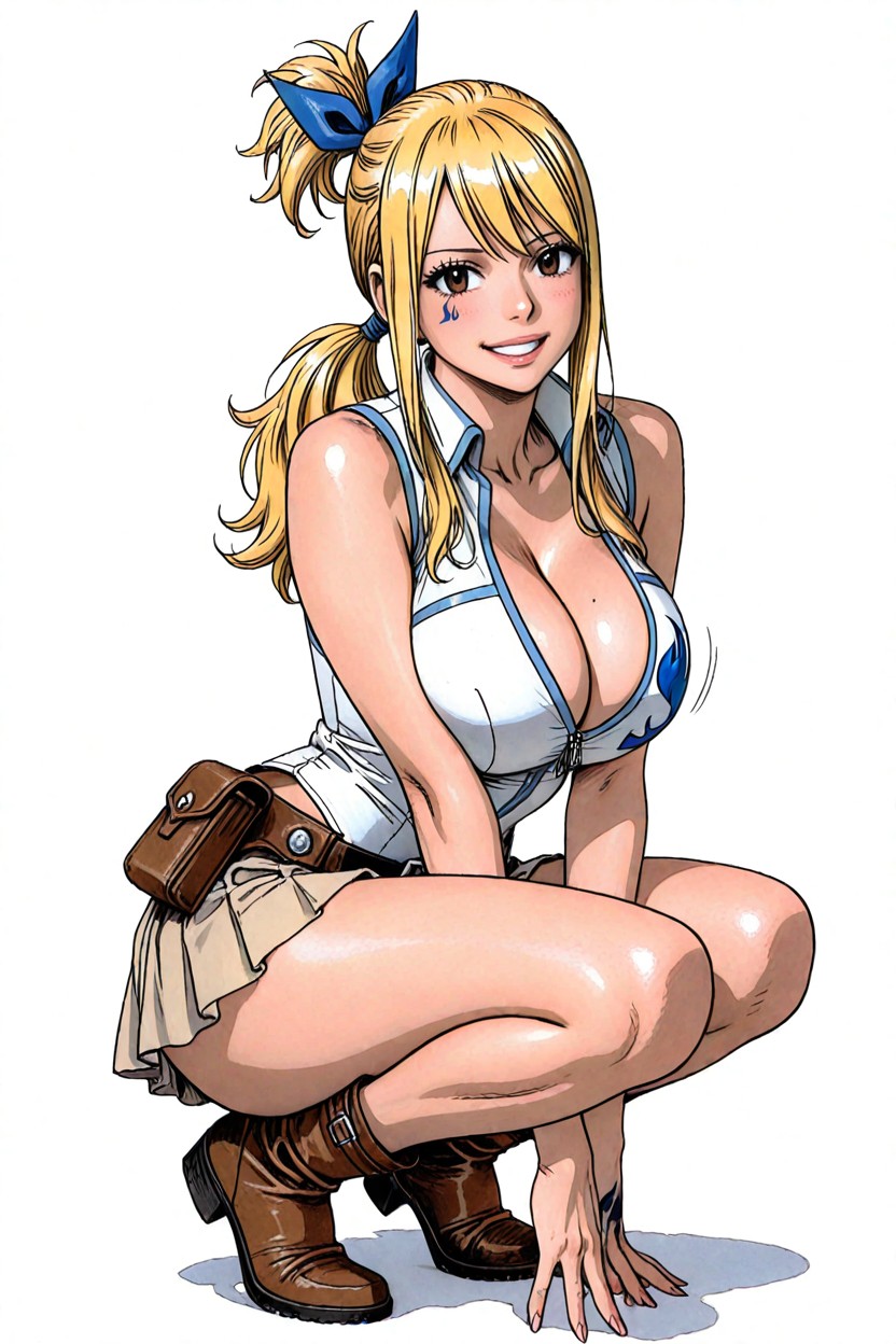 25+, Happy Confident Expression, Cosplay Hentai AI Porn