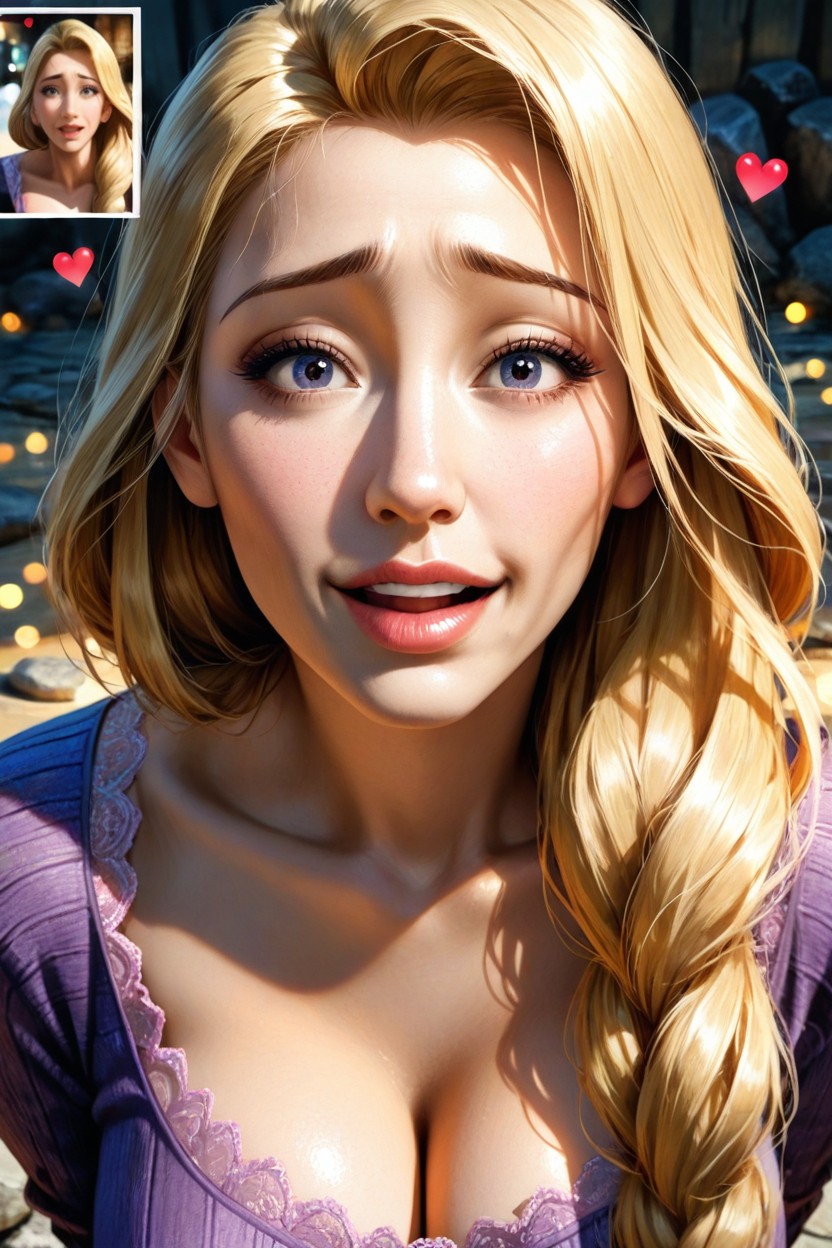 Volumetric Lighting, Passionate, Close Up Face Hentai IA