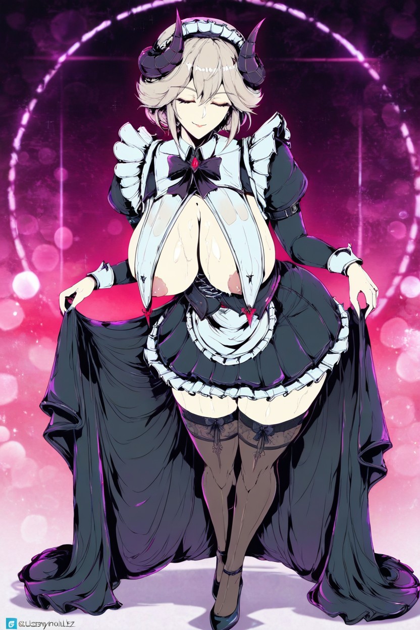 Frilly Petticoat, Delgada, Tezyart Artstyle Hentai IA