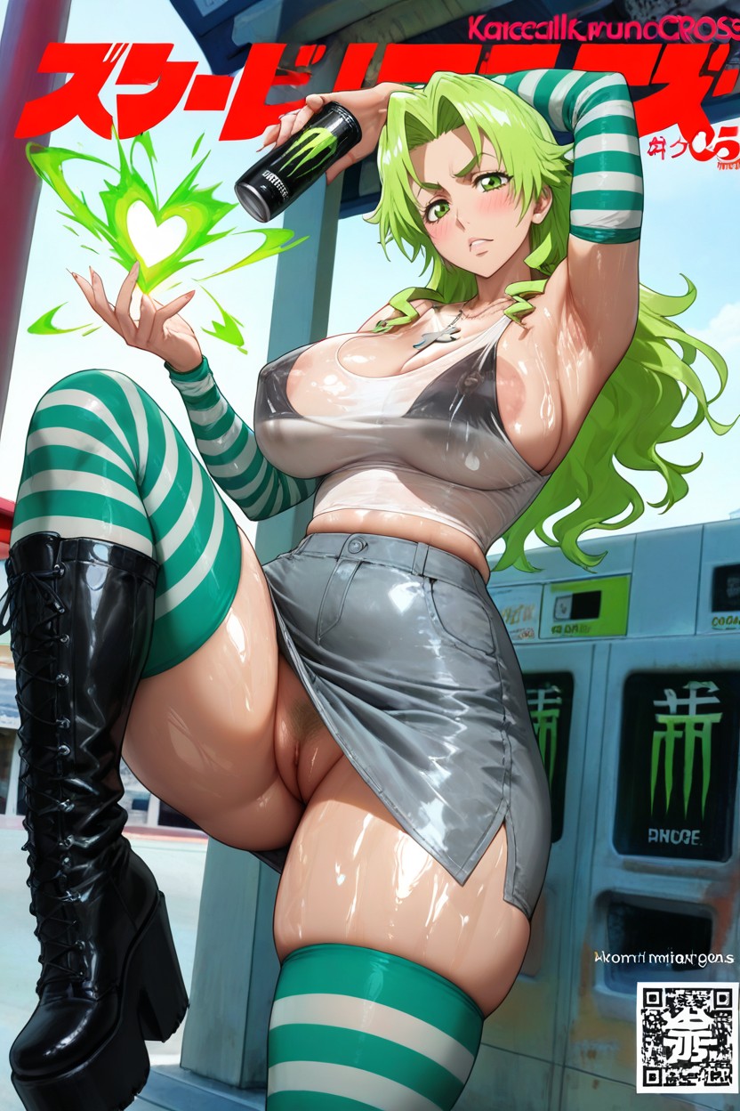 Detailed Hands, High Detail, Perky Breasts Hentai IA