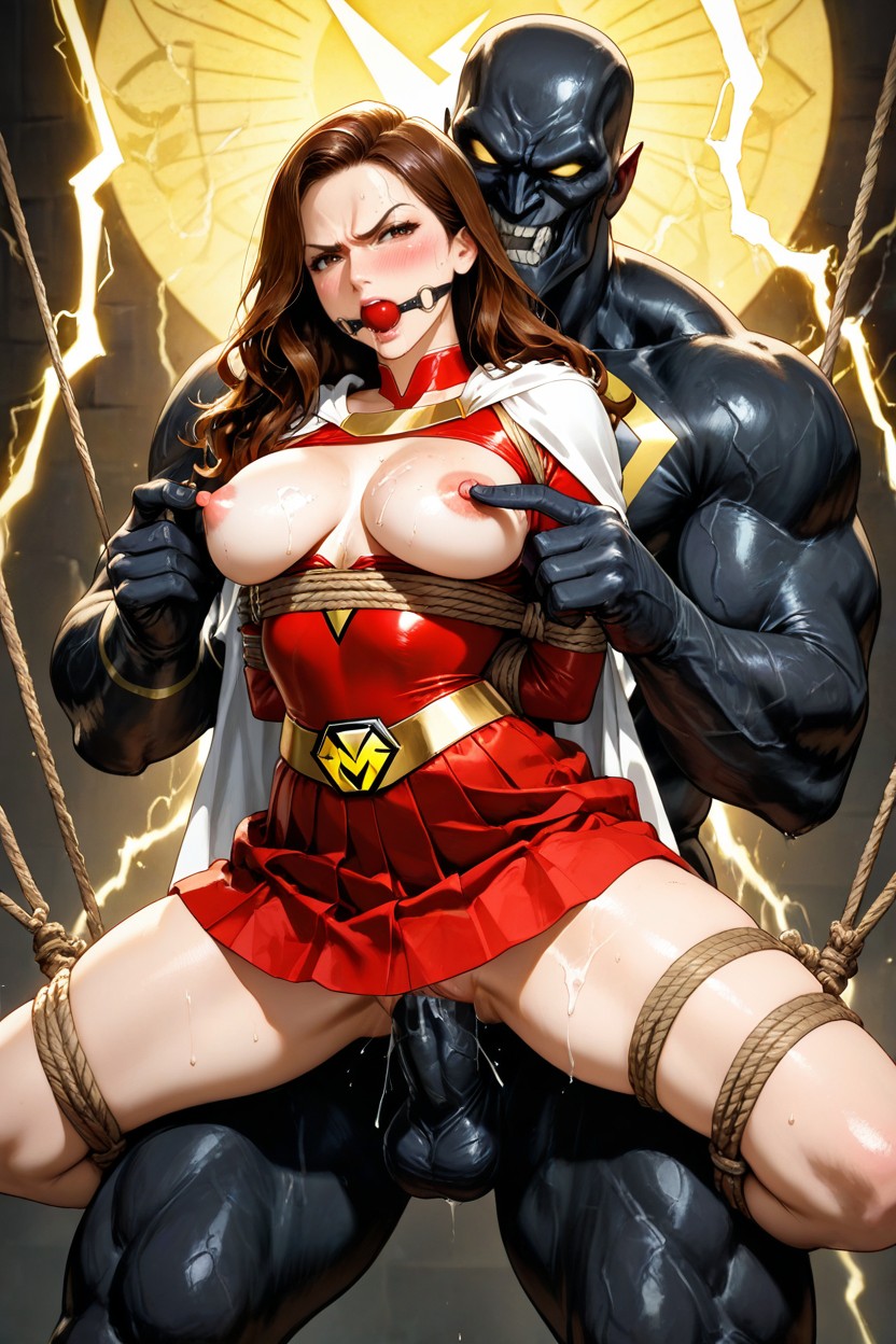 Gold Belt, Round Gold Cape Clasps, Femsub Hentai IA