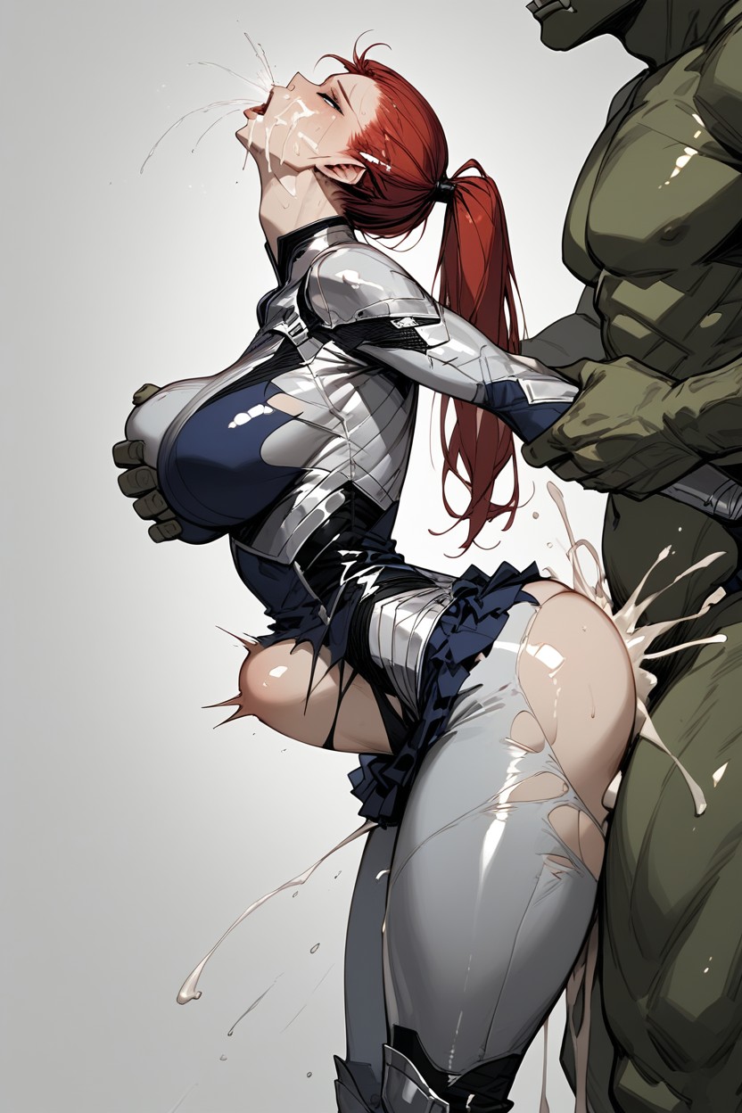 Excessive Cum Overflow, Stomach Bulge, Splash Hentai IA