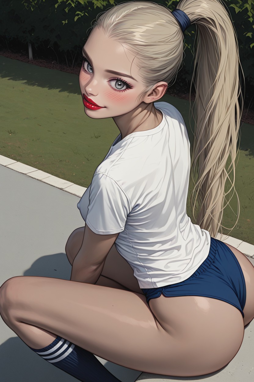 Culo Pequeño, Surprise, Delgada Hentai IA