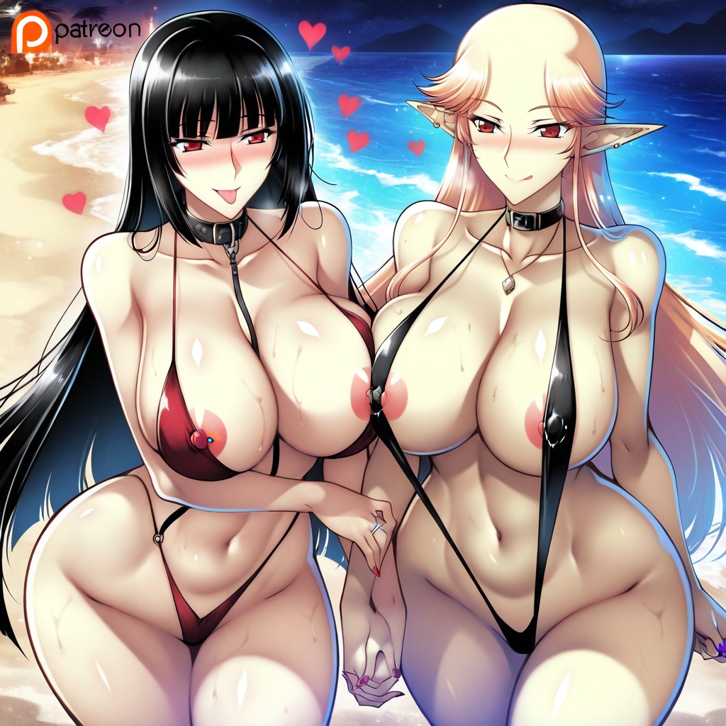 Hairless, Lesbian Ring, Jabami Yumeko And Female Bald Lesbian Goblin Are A Perfect Match And Shipped Together As Lesbian Married Couples Hentai AI Porn