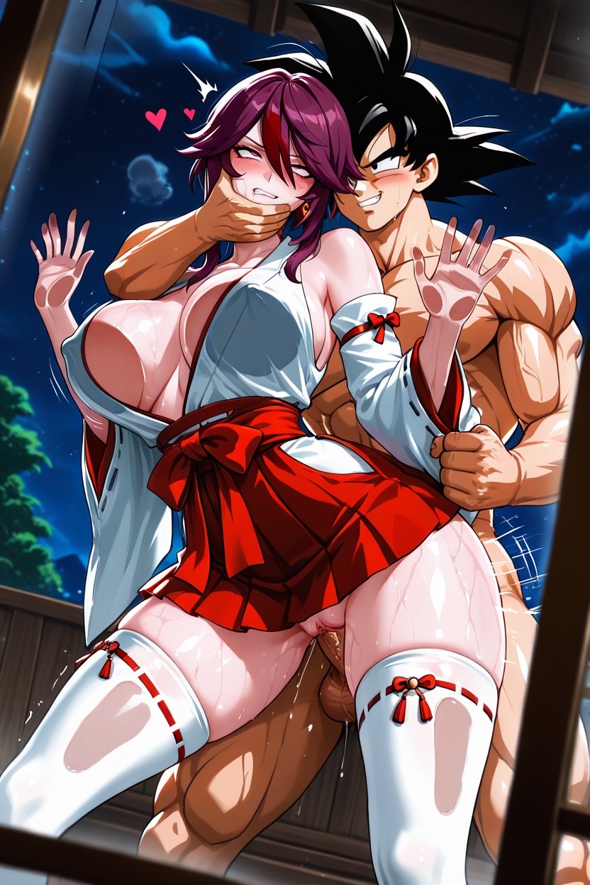 Intense Eye Contact, Moaning, Pussy Juices Hentai AI Porn