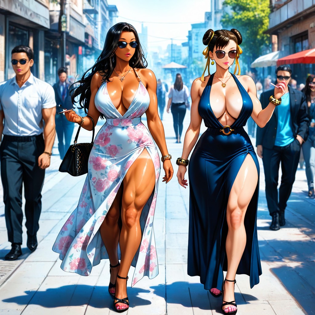 2 Personas, Tanned Skin, Perfect Fit Body Hentai IA