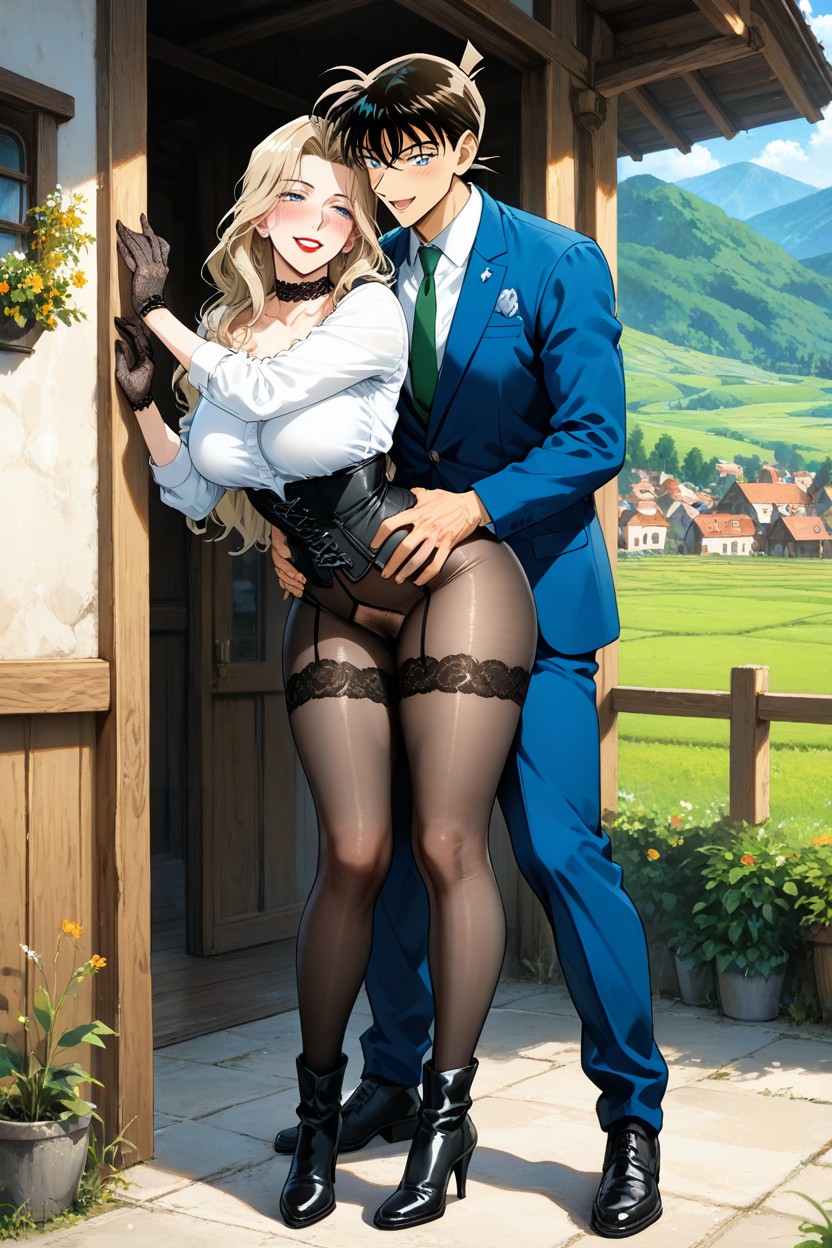 Medium Ass, Beautiful Face, Wooden Hentai AI Porn