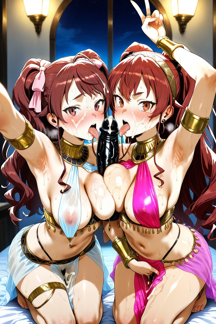 Jewelry, Cum On Body, Armpits Hentai AI Porn