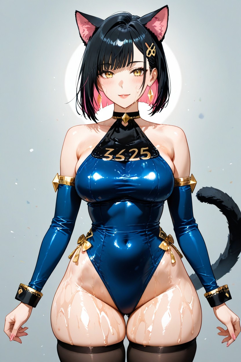 Tight Fit, Tight Waist, Bare Shoulders Hentai IA