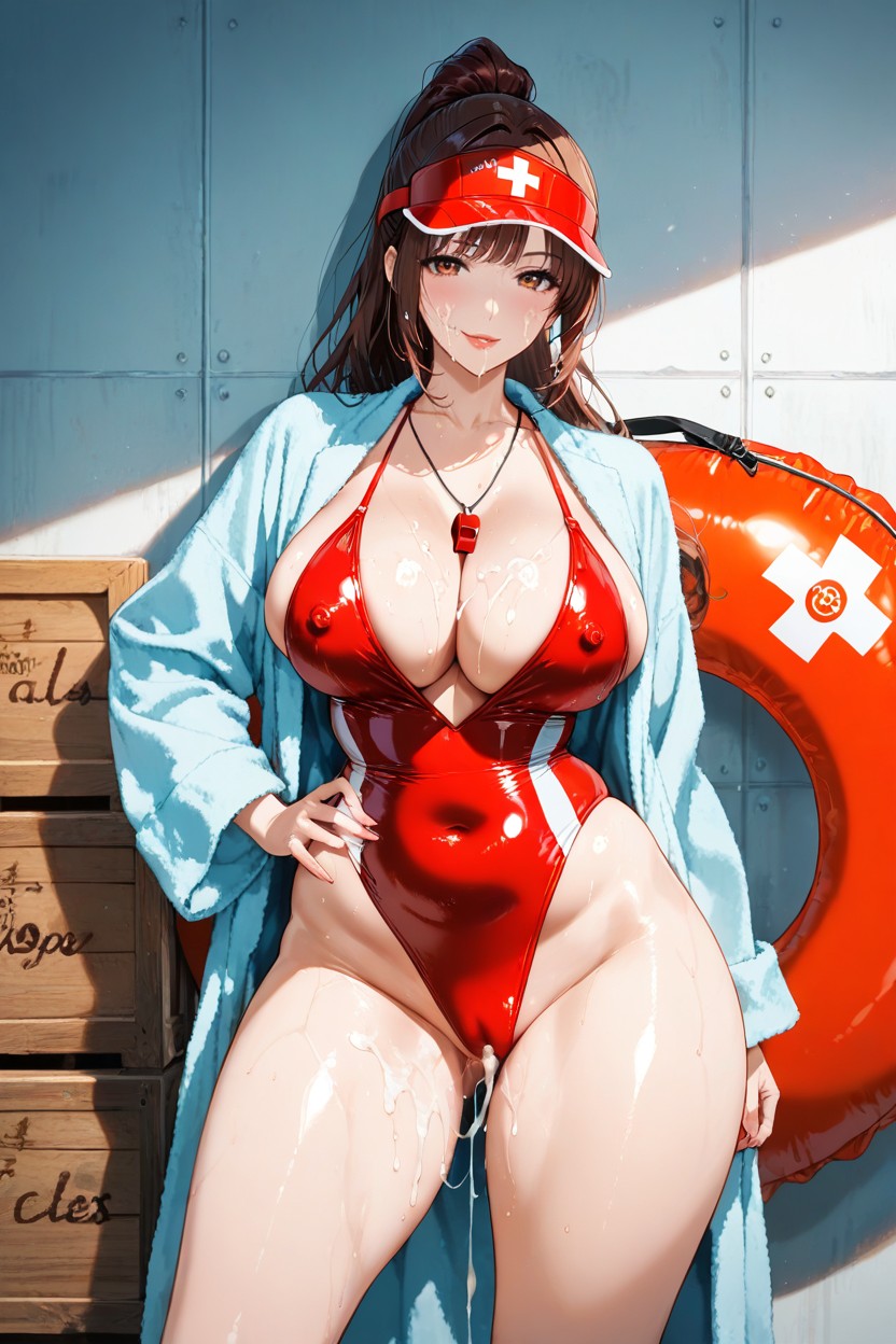 And Round, 18+, Revealing Her Body Hentai AI Porn