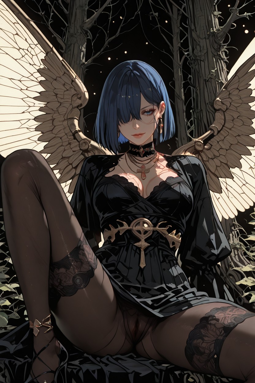 Small Ass, Full Body, And Translucent Fabrics Hentai AI Porn
