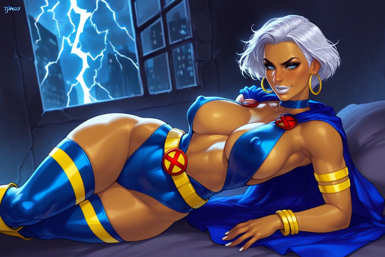 Short Length, Thigh-hight Superheroboots, Djcomps Artstyle Hentai AI Porn