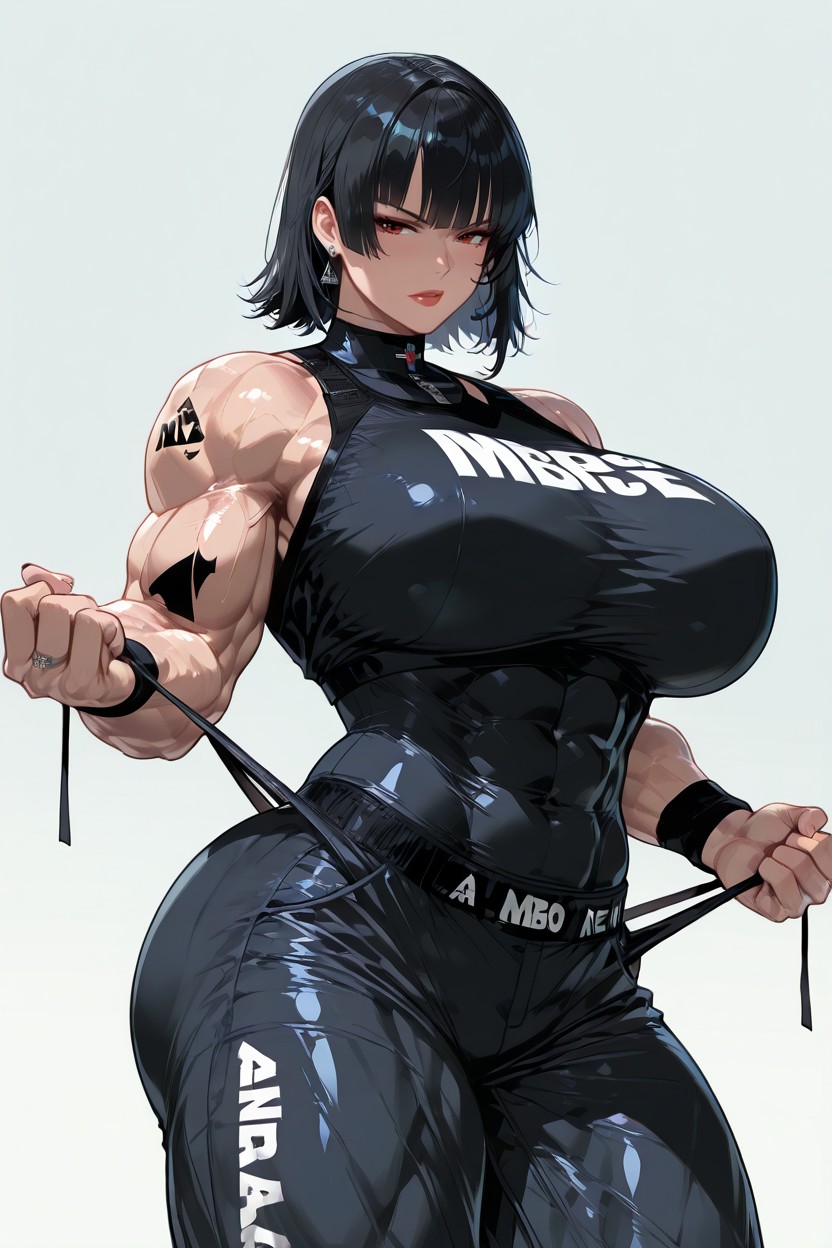 Posing, Extremely Fit, Ellen Joe From Zenless Zone Zero Hentai AI Porn