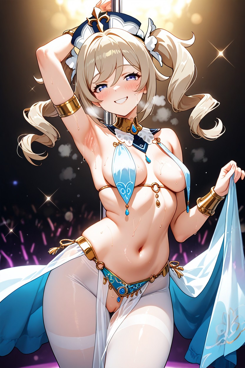 Bare Shoulders, Neck Ring, Small Ass Hentai AI Porn