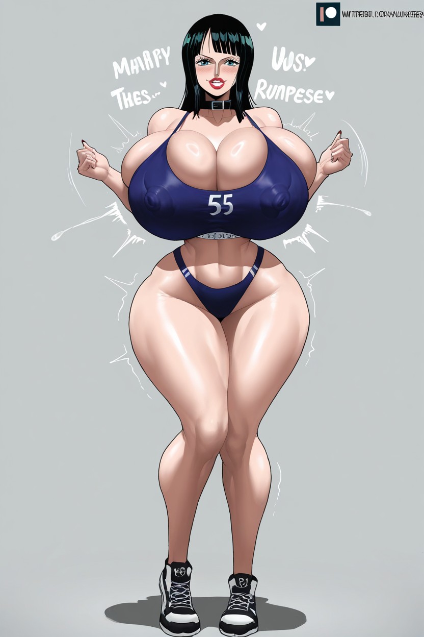 Naked, Full Lips, Ass Bigger Than Head Hentai AI Porn