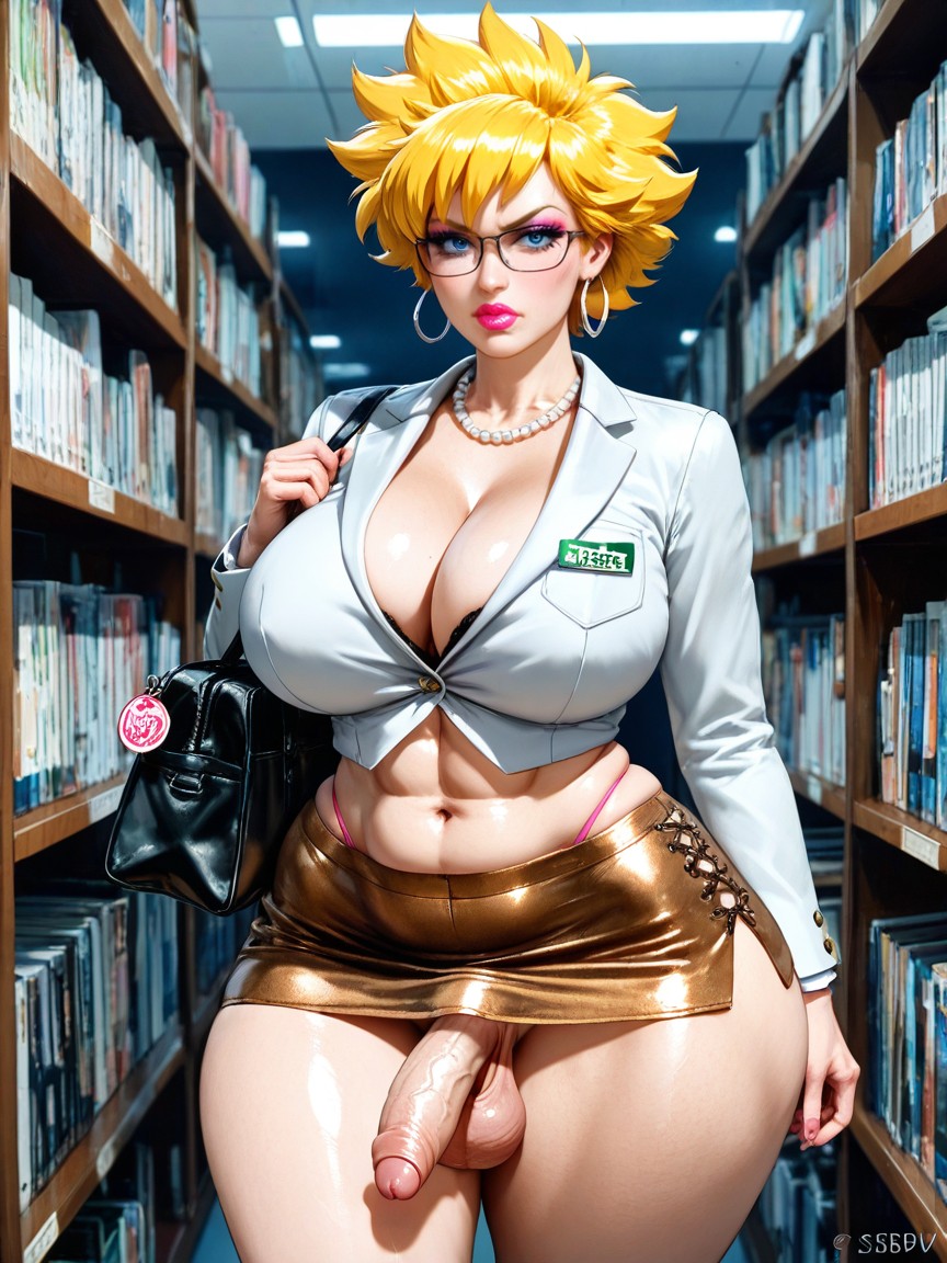 Thick Thighs, Foreskin, Brown Tutu Miniskirt Hentai AI Porn