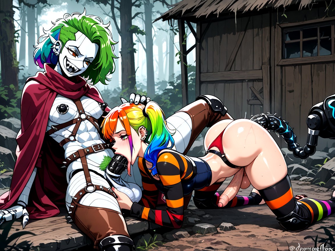 Pussy Hair, 18+, Body Harness Hentai AI Porn
