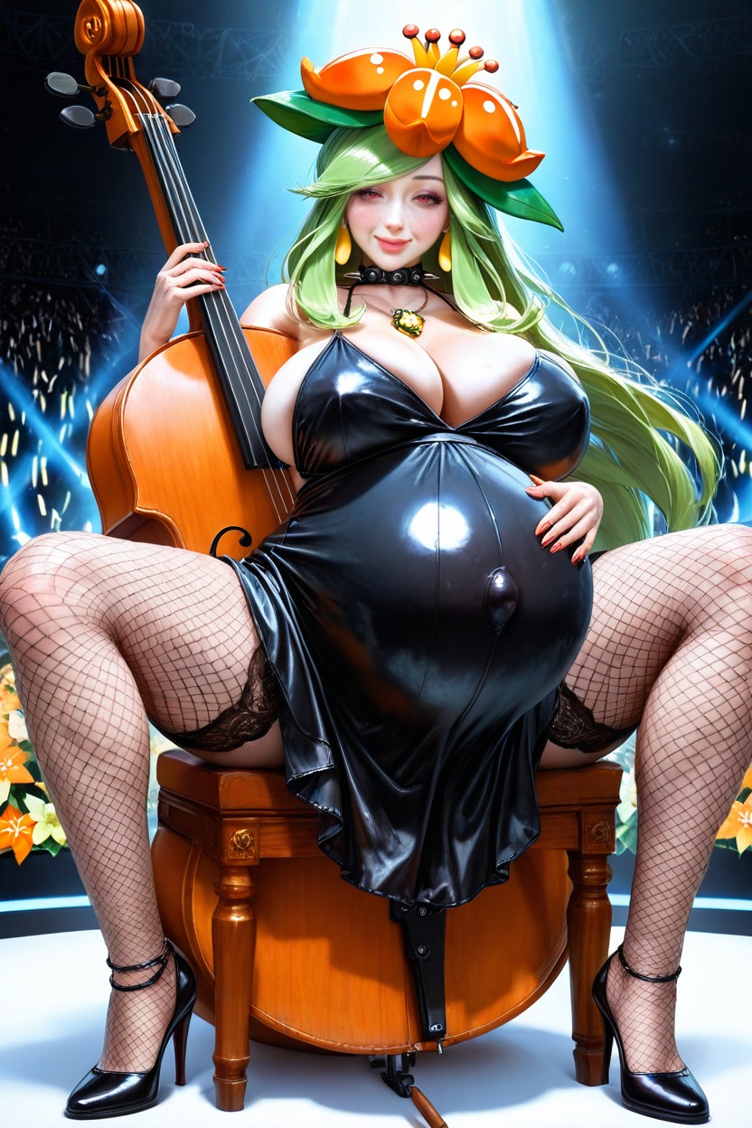 Thick Lips, Highly Detailed, Cleavage Hentai AI Porn