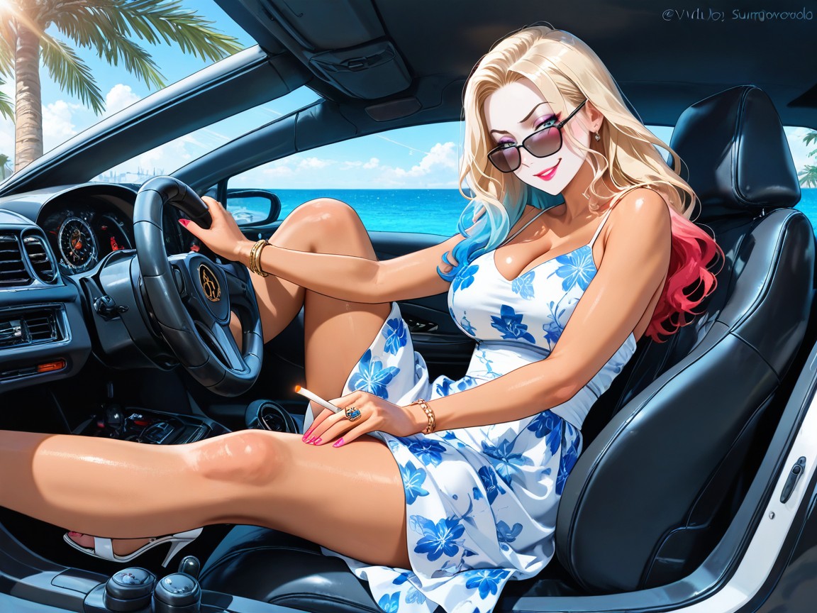 Waist Shot, Changing Gears, Sunny Hentai AI Porn