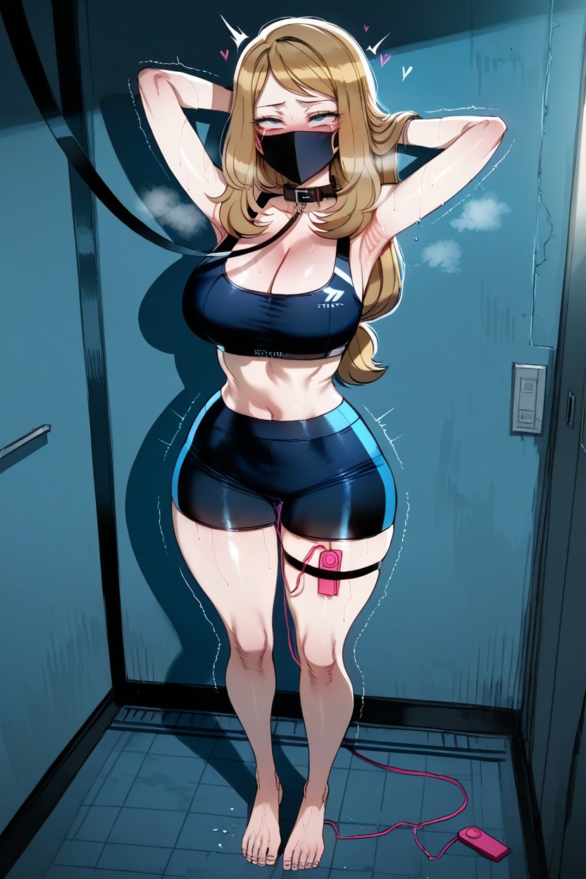 Barefoot, Standing, Steamy Hentai AI Porn