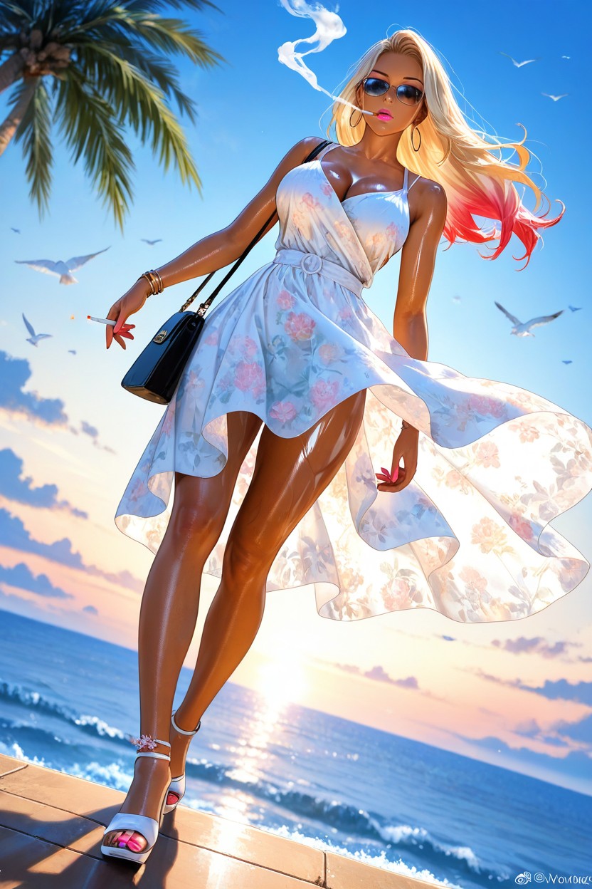 Detailed Thighs, Skin, High Resolution Hentai AI Porn