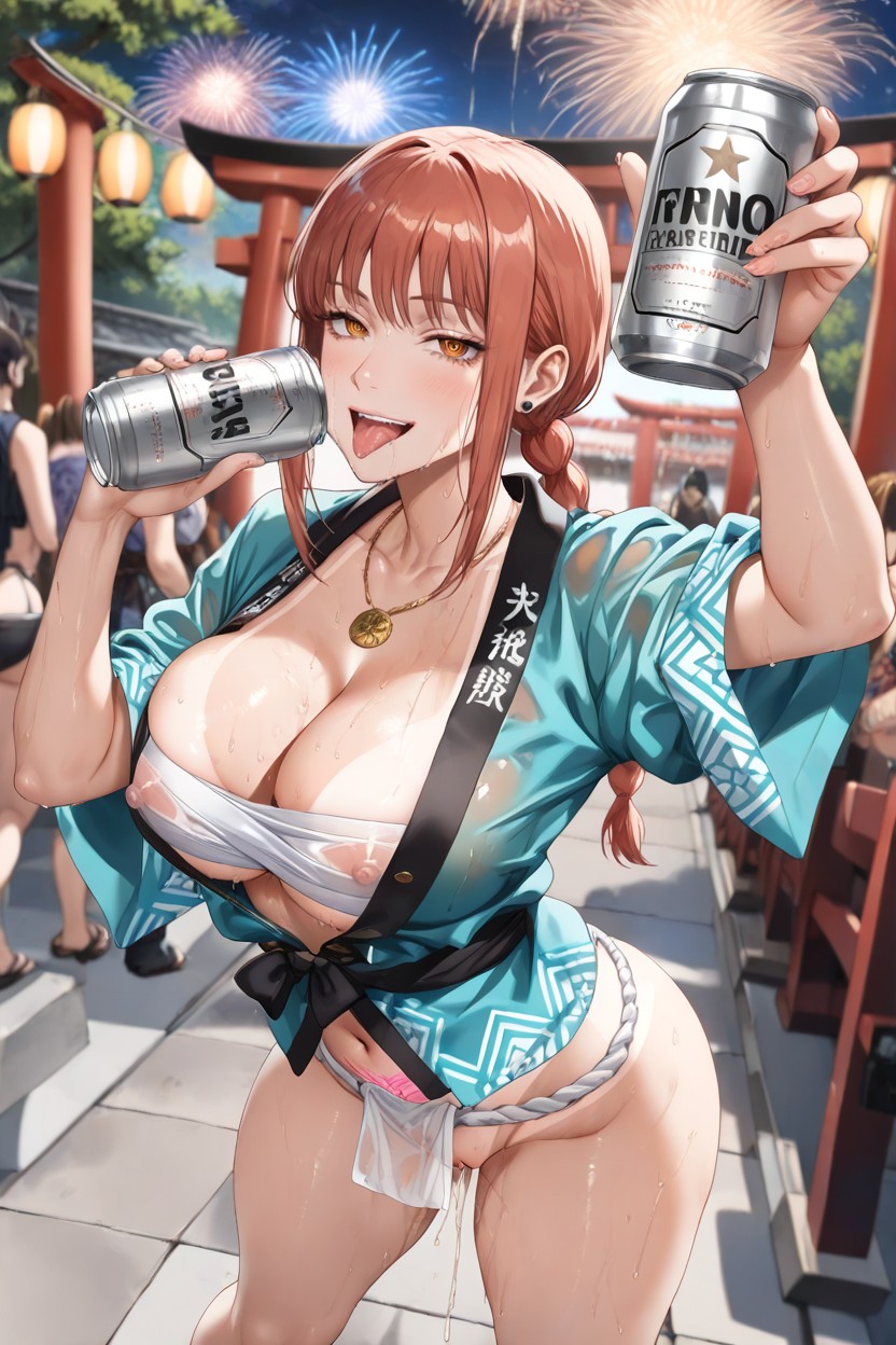 Looking At Viewer, Black Tabi, Gold Necklace Hentai AI Porn