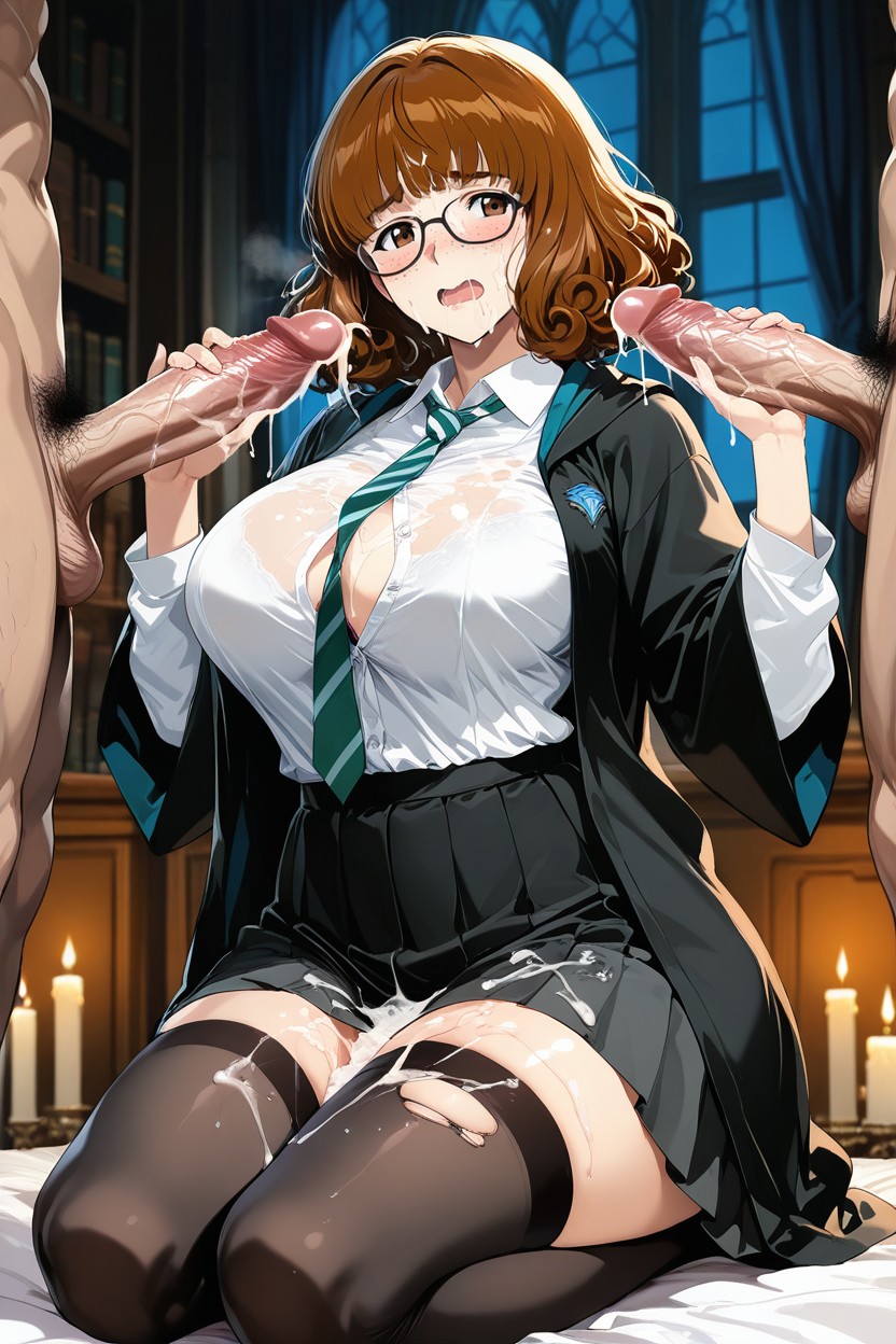 Tie, At Night, Skirt Hentai AI Porn