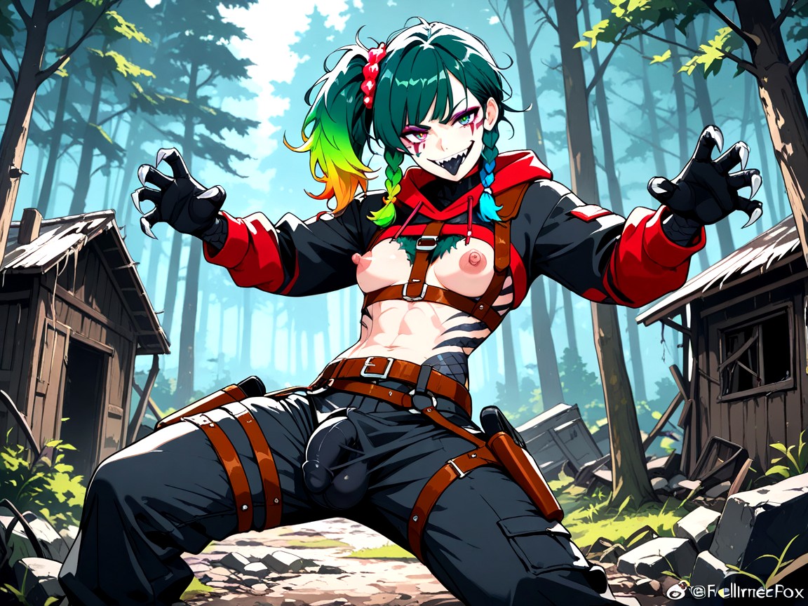 Sharp Teeth, Shack, Flaccid Hentai AI Porn