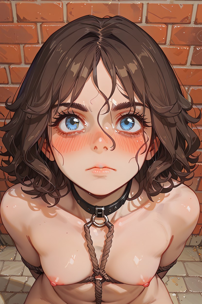 Front View, Very Short Hair, Office Room Hentai AI Porn