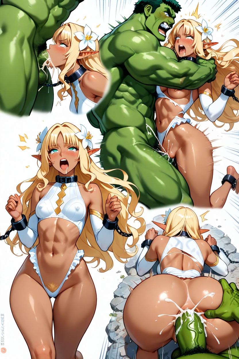 Futaba Lily Ramses, Round Anal, Rock Stone Underground Cavern Setting Hentai AI Porn