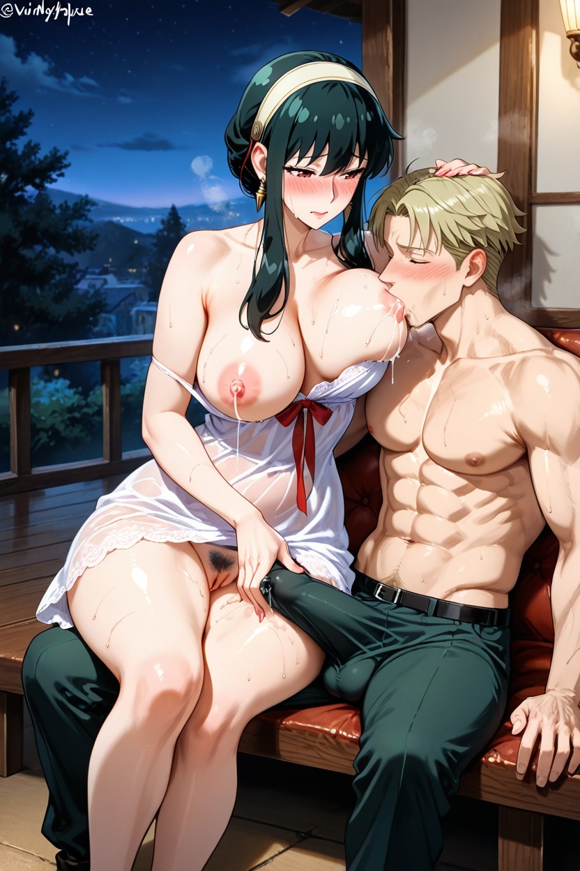 Sweaty, Foreplay, Male Hentai AI Porn