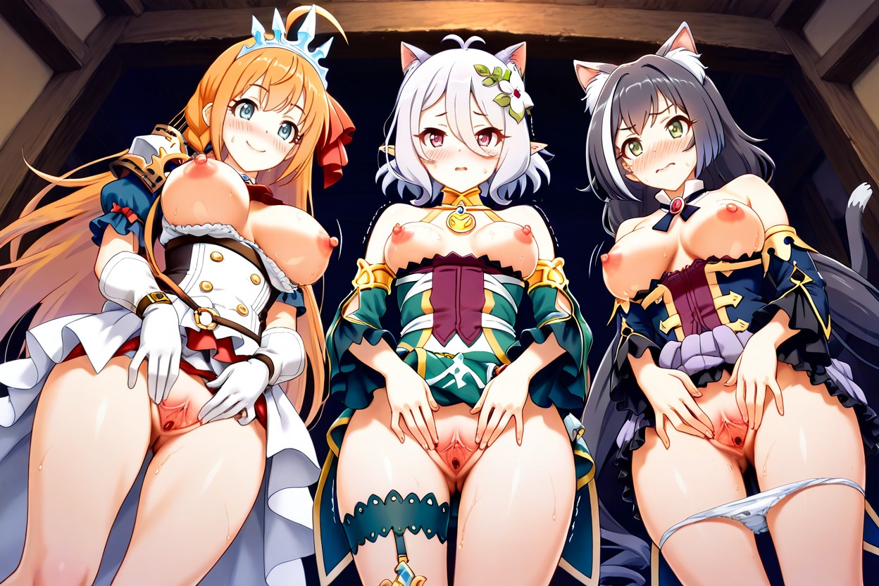 K, Taking Off My Clothes, Pecorine From Princess Connect Hentai AI Porn